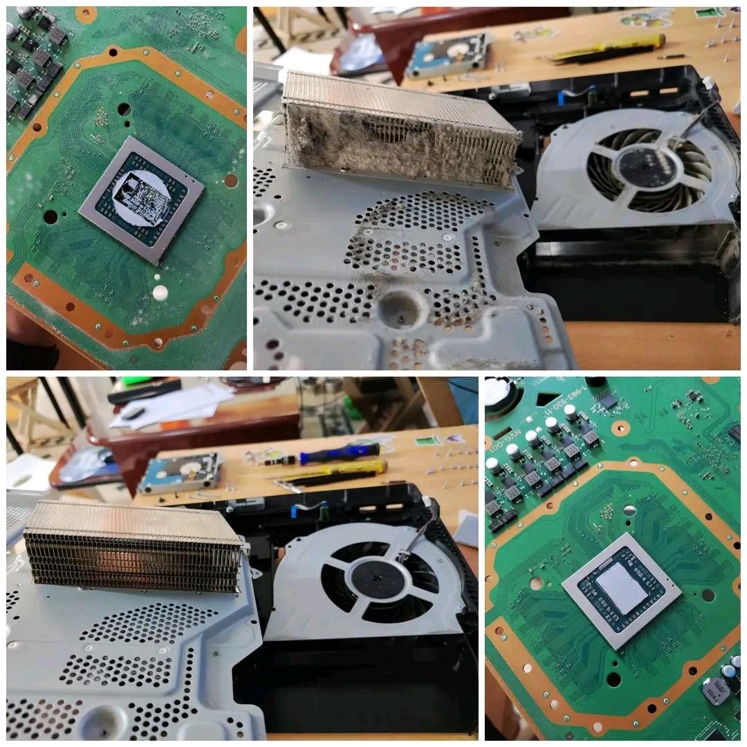 Reparación y limpieza de consola